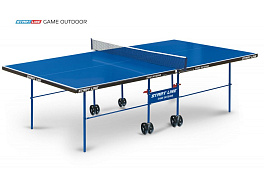 Стол теннисный Game Outdoor с сеткой Синий